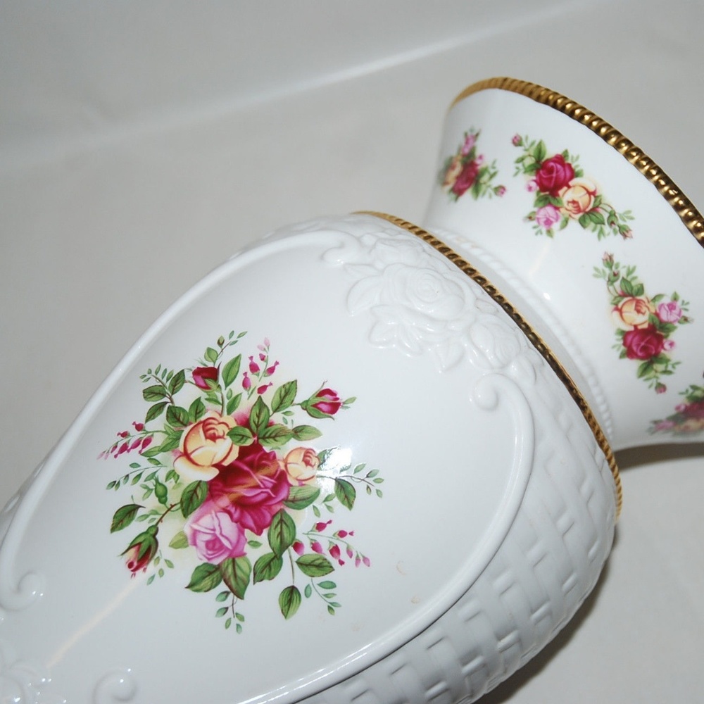 ROYAL ALBERT OLD COUNTRY ROSE 14" X-LARGE VASE NEW - Picture 4 of 5